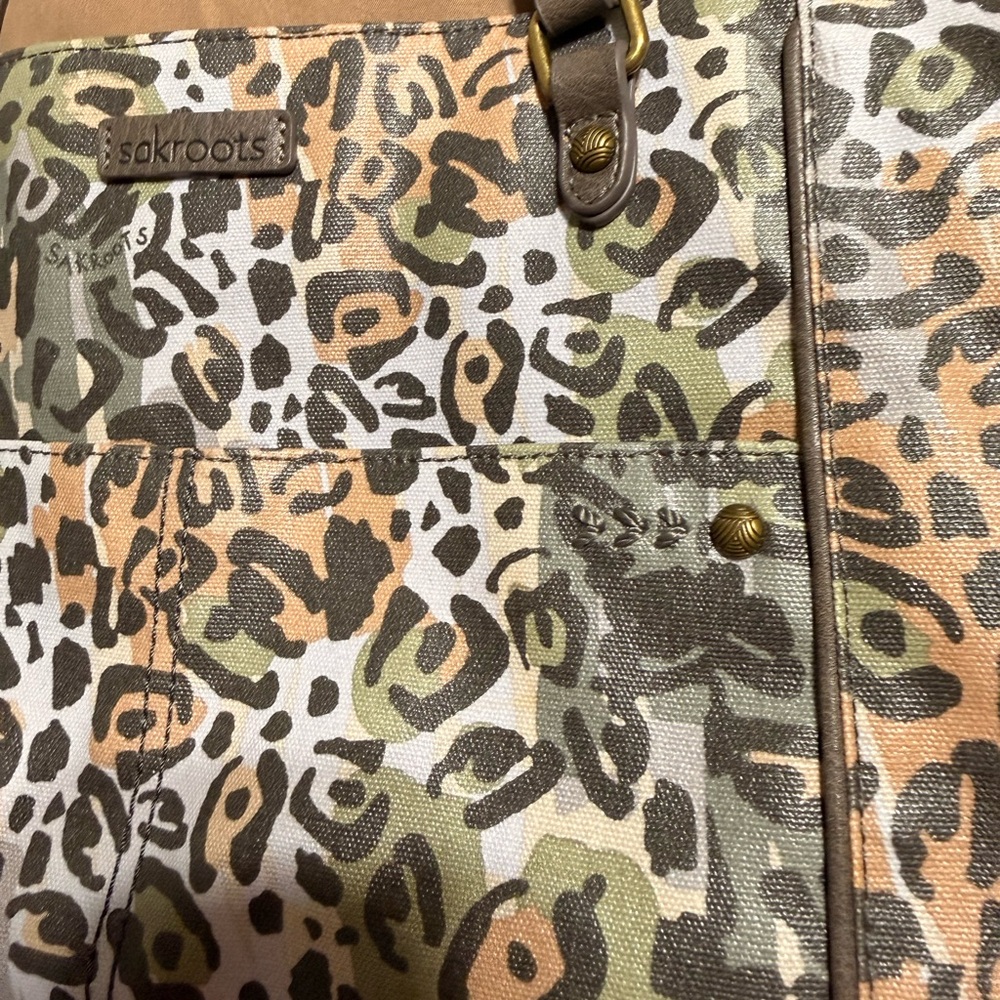Sakroots Leopard print purse tote - Picture 3 of 5
